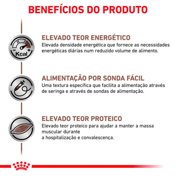 Ração Úmida Royal Canin Lata Veterinary Diet Recovery para Cães e Gatos em Recuperação - 195 g - Image 2