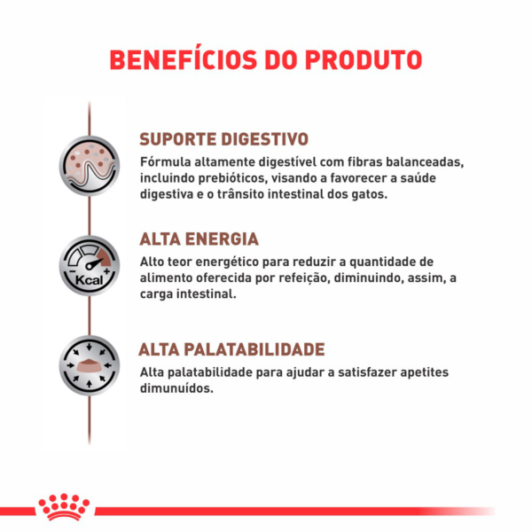 Ração Úmida Royal Canin Sachê Veterinary Diet Gastrointestinal Gatos com Doenças Intestinais - 85g - Image 2